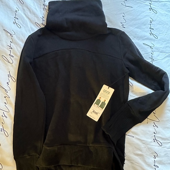 NWT alo yoga haze long sleeve sweatshirt black small - Picture 4 of 9